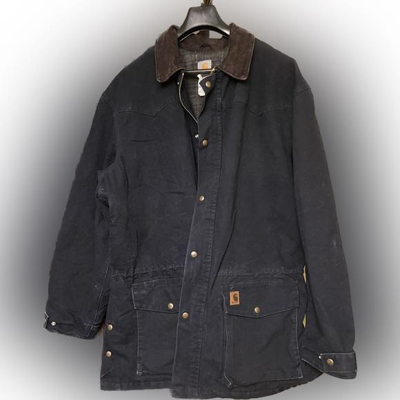 Carhartt Other - CARHARTT DARK NAVY VINTAGE WORKWEAR JACKET